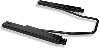 OEM Juego De Gu&iacute;as Universales Para 1 Asiento Tipo Butaca Con Ajuste Frontal (345 Mm De Ancho), Color Negro