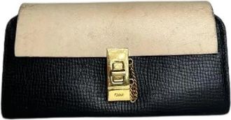 Chlo&eacute; Pre-owned Portemonnee / Mini Tas - Dames - Vintage Clutch - Veelkleurig - ONE Size - Leer - Vintage
