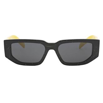 Prada Dark Grey Rectangular Mens Sunglasses PR 09ZS 19D5S0 54