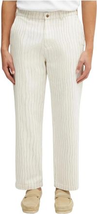 by Parra Meandering Chinos - Heren - Chinos - Beige - L - Katoen - Broeken