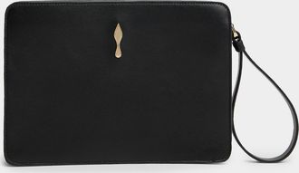 Christian Louboutin Bettina Small Nappa Leather Wristlet Pouch Bag