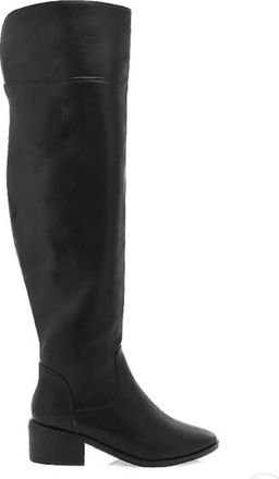 Billini Womens Pratt Over The Knee Boots In Black