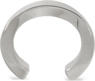 Jil Sander Bracciale con logo inciso - Argento
