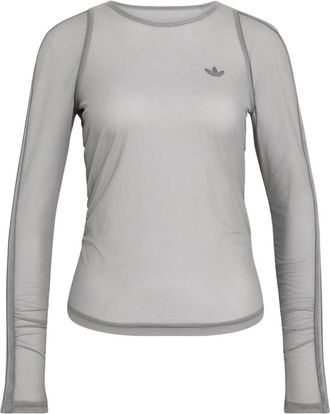 adidas (WMNS) adidas Sport Longsleeve Shirt Asia Sizing Grey Three KW9624
