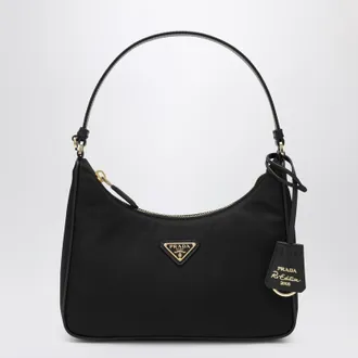 Prada Re-Edition 2005 mini bag in black Re-Nylon and Saffiano leather