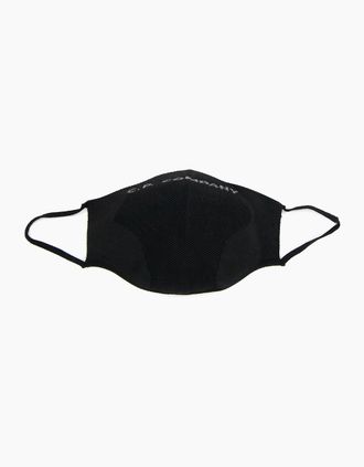 C.P. Company Mens Cp Company Knit Yarn Logo Print Face Mask Black V01 - Size: OS