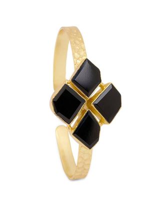 Saachi Saachi Black Onyx Cuff Bracelet