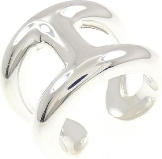 Herm&egrave;s Silver 925 Band Ring (Pre-Owned)
