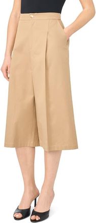 Ted Baker High Waist Wide Leg Culottes in Almond Latte at Nordstrom Rack, Size 12