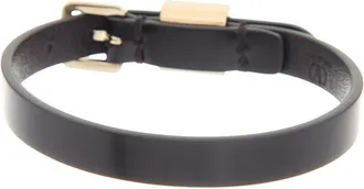 Valentino Vlogo Leather Bracelet