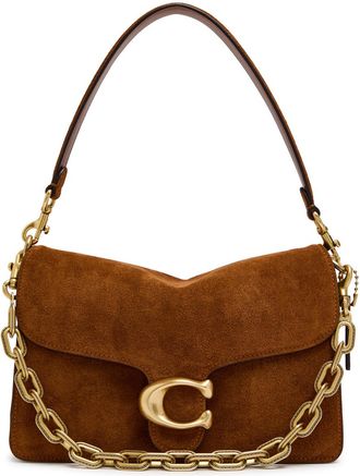 Coach Tabby Suede Shoulder bag - Brown - One Size