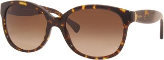 Ralph Lauren Womens Ra5191 Sunglasses In Tortoise With Brown Gradient Lenses