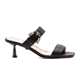 Roberto Festa Milano Heeled Mules, female, Black, Size: 10 US Orienna Sandal