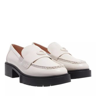 Coach Loafer - Leah Leather Loafer - Gr. 36 (EU) - in Creme - für Damen
