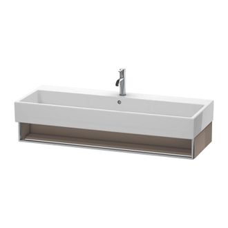 Duravit Mueble De Pared Duravit Vero Air 118,4 X 43,1 Cm, 1 Compartimento Abierto, Para Vero Air 235012, Color (frente/cuerpo): Cappuccino Laca Alto Brillo - 