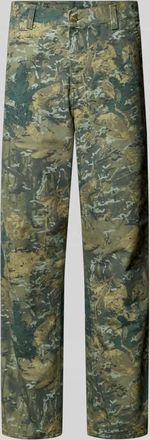 Carhartt Work in Progress Stoffhose mit französischen Eingrifftaschen in Gruen, Größe 30/32