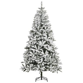 HOMCOM &Aacute;rbol de navidad 120x120x225 cm verde