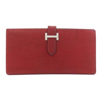 Herm&egrave;s Red Color Coin Purse/Coin Case (Pre-Owned)