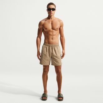 Nike Mens Swim Breaker 7 Fully Lined Volley Short in Brown | NESSG514-241