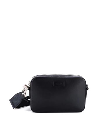 Gucci Camera Bag Leather and GG Coated Canvas Small crossbody bag - Zwart