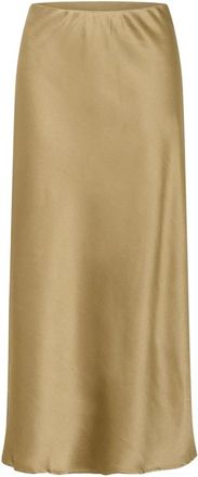 Kaffe Gonne - - Skirts - Donna - Giallo - XL