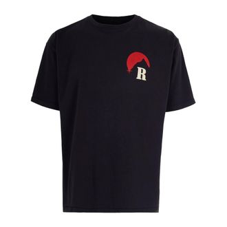 Rhude T-Shirts, male, Black, Size: S Moonlight Regatta T-Shirt