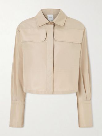 Patou Camicia Cropped In Shell - Neutri
