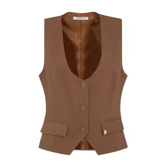 Hinnominate Vests, female, Brown, Size: L Vest