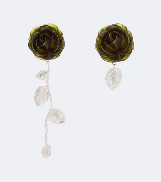 Magda Butrym Floral drop earrings