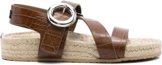 Stella McCartney Sandali Gaia S-Wave - Marrone
