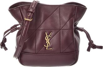 Saint Laurent Cassandra Jamie Mini Leather Cross