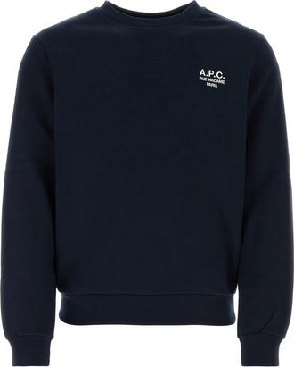 A.P.C. A. P.C. Midnight Blue Cotton Sweatshirt