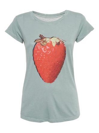 Zadig&Voltaire strawberry print T-shirt - Grey