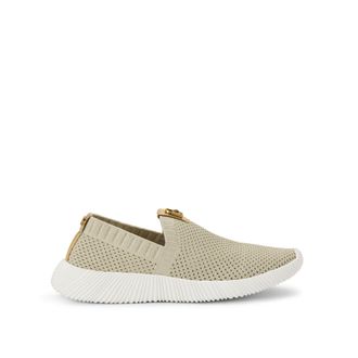 Kurt Geiger Womens Lindie Sneaker Sneakers - Gold Fabric - Size UK 4