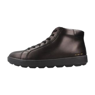 Geox Schoenen, Heren, Zwart, 43 EU, Leer, U Spherica Ecub-1