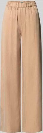 Drykorn Drykorn Wide Fit Stoffhose mit elastischem Bund Modell Consider in Lachs, Gr&ouml;&szlig;e 26/34