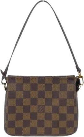 Louis Vuitton Pre-owned Mini Bags, female, Brown, Size: ONE SIZE Pre-owned Damier Pouch
