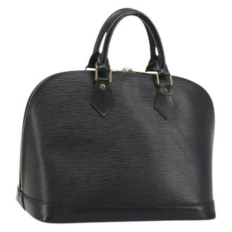 Louis Vuitton Pre-owned Handbags, female, Black, Size: ONE SIZE Pre-owned Alma PM Handbag