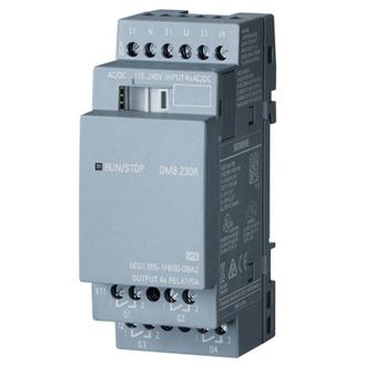 SIEMENS M&oacute;dulo De Expansi&oacute;n Logo Dm8 230r 6ed10551fb000ba2