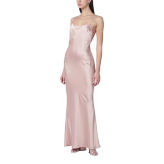 Andamane Gowns, female, Pink, Size: 2XS Ninfea Maxi Slip Dress