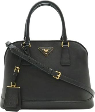 Prada Pre-owned Handbags, female, Black, Size: ONE SIZE Pre-owned Vintage Shoulder Bag