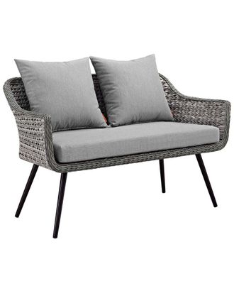 ModWay Outdoor Endeavor Outdoor Patio Wicker Rattan Loveseat