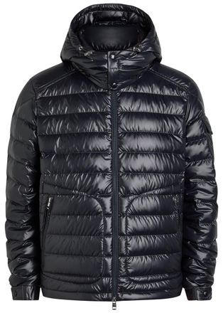 Moncler Lauros Detachable-hood Padded Shell Jacket - Navy - 5 (UK44 / Xxl)