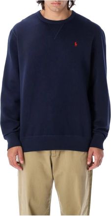 Ralph Lauren Klassiek Crewneck Sweatshirt - Heren - Sweatshirts - Blauw - M - Katoen - Hoodies & sweatvesten
