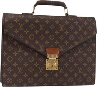 Louis Vuitton Pre-owned Handbags, female, Brown, Size: ONE SIZE Pre-owned Canvas Handbag