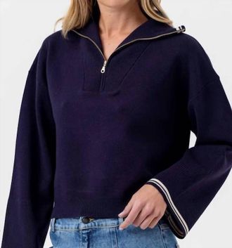 Sundays Maren Long Sleeve Sweater In Navy
