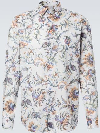 Etro Floral cotton shirt