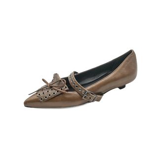 L'Arianna Dallas Bailarina - Shoes - Mujer - Marr&oacute;n - 38 1/2 EU