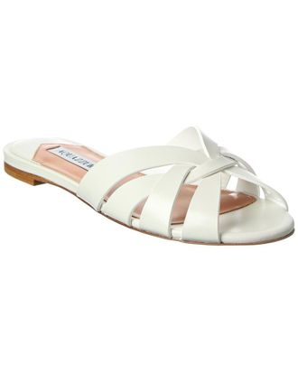 Aquazzura Leather Flat Sandal