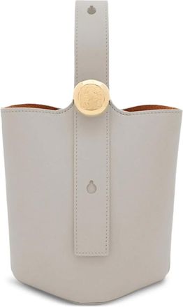 Loewe leather bucket bag - women - CALFSKIN/Suede - One Size - Grey